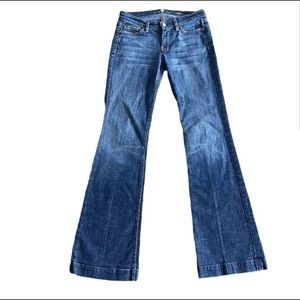 Seven for all mankind jeans dojo size 27 inseam 34